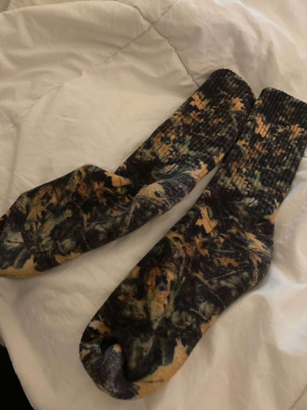 Unisex camo Patterned Crew Socks